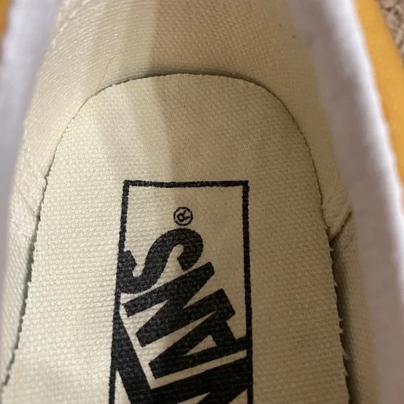 Vans - Classic Slip-On (Checkerboard) Ochre/True US Men’s Size 4, US Women’s 5.5 - Picture 9 of 10